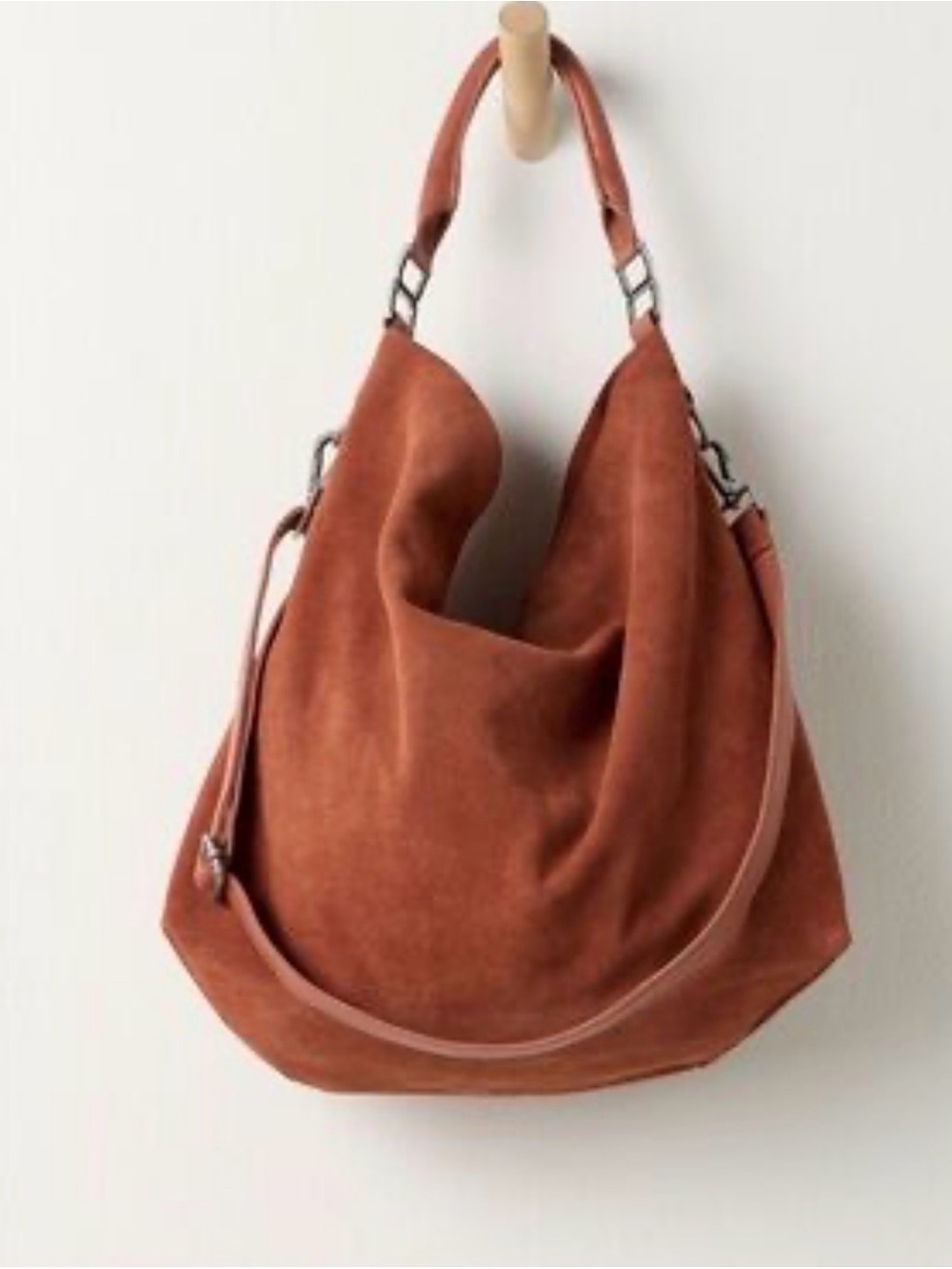NWT Free People Suzie Suede Tote Bag